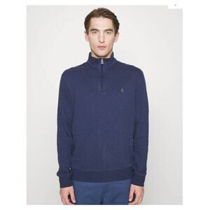 Polo by Ralph Lauren Navy Blue Quarter-Zip Sweatshirt